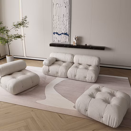 Modern Customize Fabric Modular Furniture Sofas Home Sectionals Sofa Set Furniture Living Room
