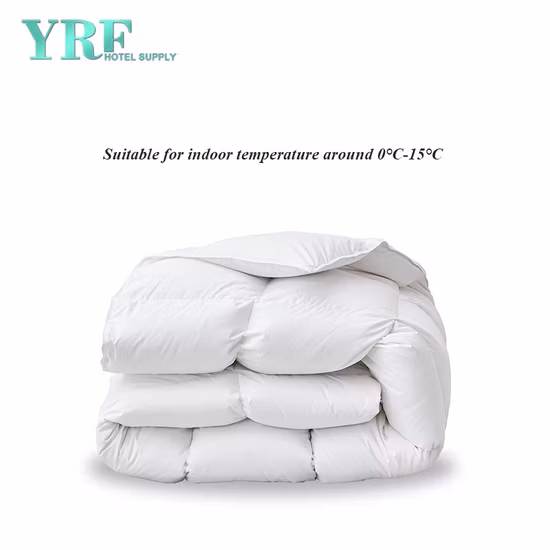 Made in China Soft 100% Cotton White Goose Down Queen Size 200X240 Cm for Hotel