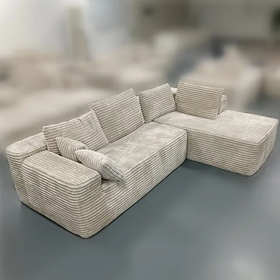 Wk Furniture New L Shaped Compressed Couch Sectional Sleeper Sofas Outerdoor Indoor Compression Modular Sofa 