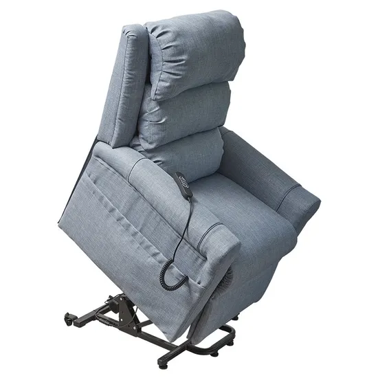 Wholesale Fabric Power Riser Recliner Chairs with Headrest and Lumbar Support 