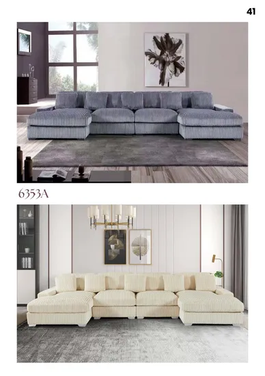 Home Furniture Living Room Coach Contemporary Fabric U