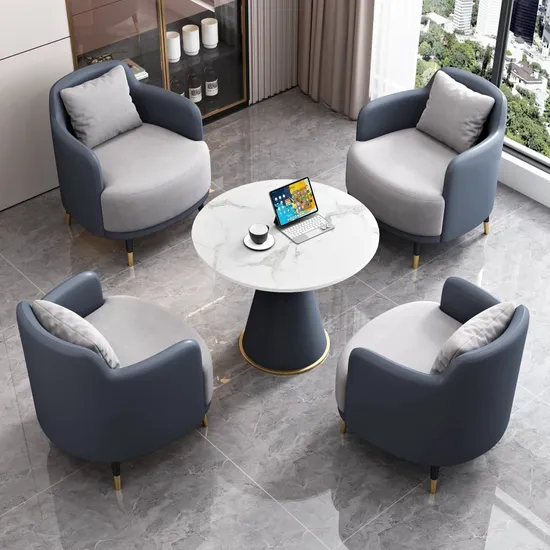 Hotel Modern Style Leather Sofa Light Luxury Sectionals Custom Sofa Set Furniture 