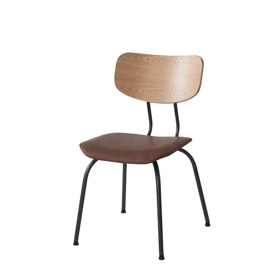 Factory Sales High Quality Modern Color Upholstered Wooden Dining Room Chairs 