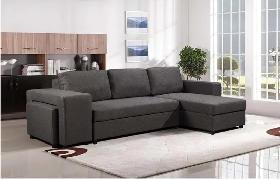 Living Room Bedroom Furniture Upholstered Fabric Pull