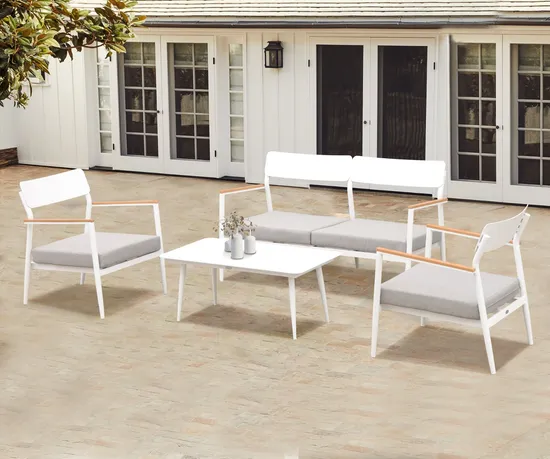 Darwin Outdoor Sectionals modern Patio Couch with Cushion Garden Furniture Sofa Set 