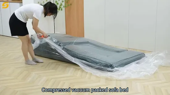 Modular Convertible Futon Foam Sleeper Sofa Bed Upholstered Folding Sleeper Sofa Living Room Sofas 