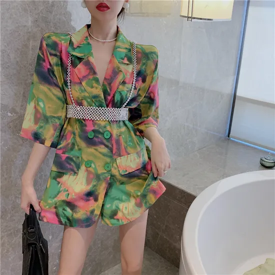 Fancy Long Short Sleeve Chiffon Lined Ladies Fashion Suit Jacket Aura Queen 