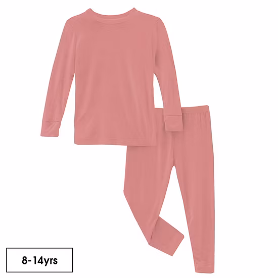 Soft Breathable Soft Children Pajamas Set Long Sleeve Lounge Wear Set